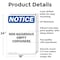 Signmission Non-Hazardous Empty Containers OSHA Notice Sign, Aluminum, 18in W x 24in L, 2PK OS-2PACK-NS-A-1824-V-15069 - alternate 5
